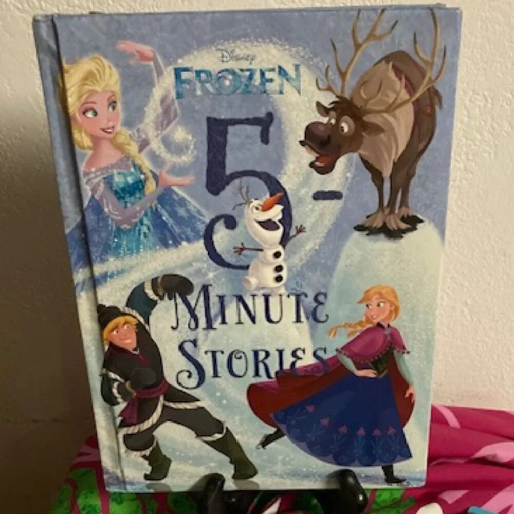 FROZEN LOT DISNEY 5 MINUTE FROZEN STORIES ANNA ELSA OLAF FLASH LOTION KEY NEWTAG